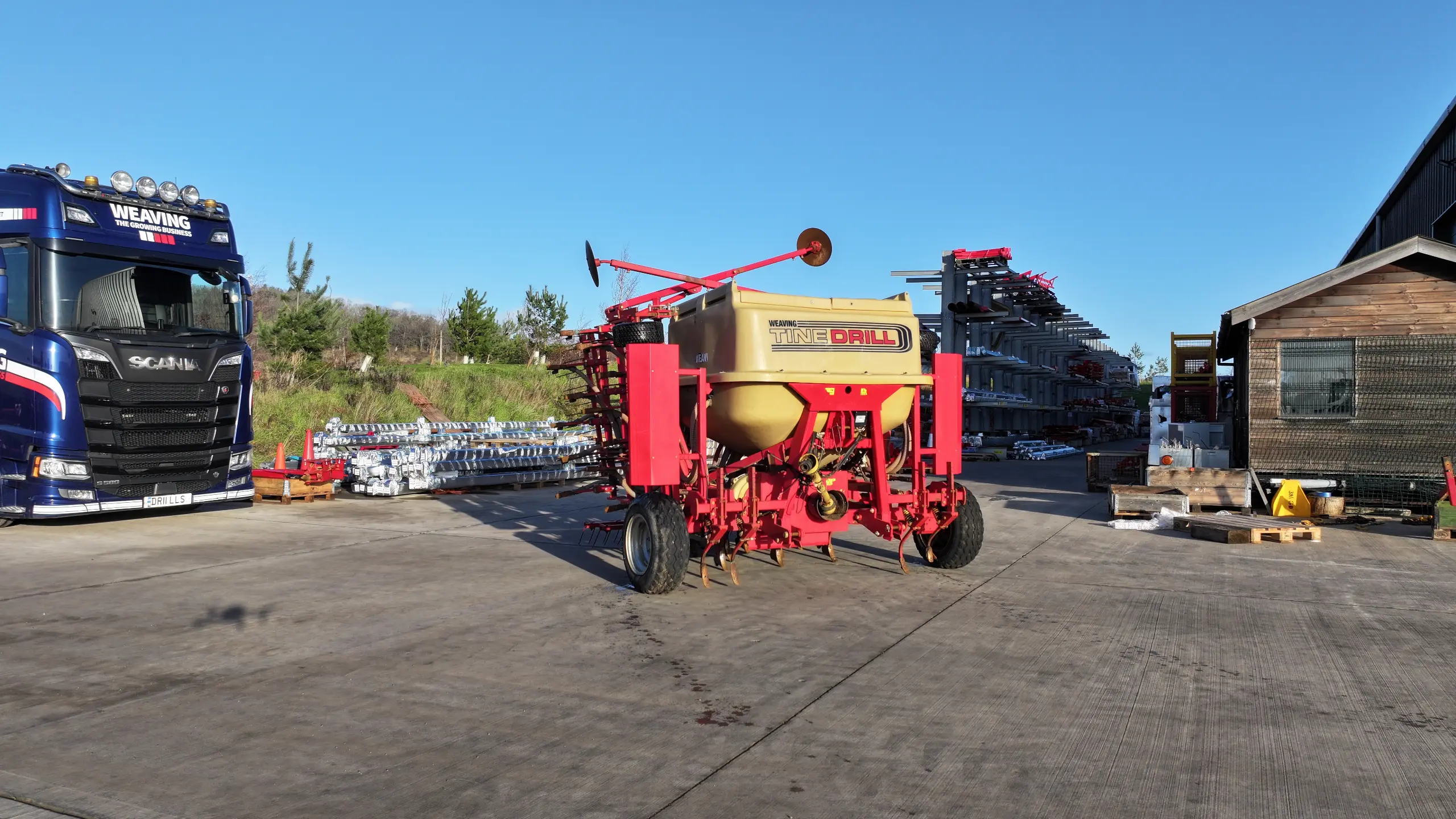 USED WEAVING TINE DRILL4.8